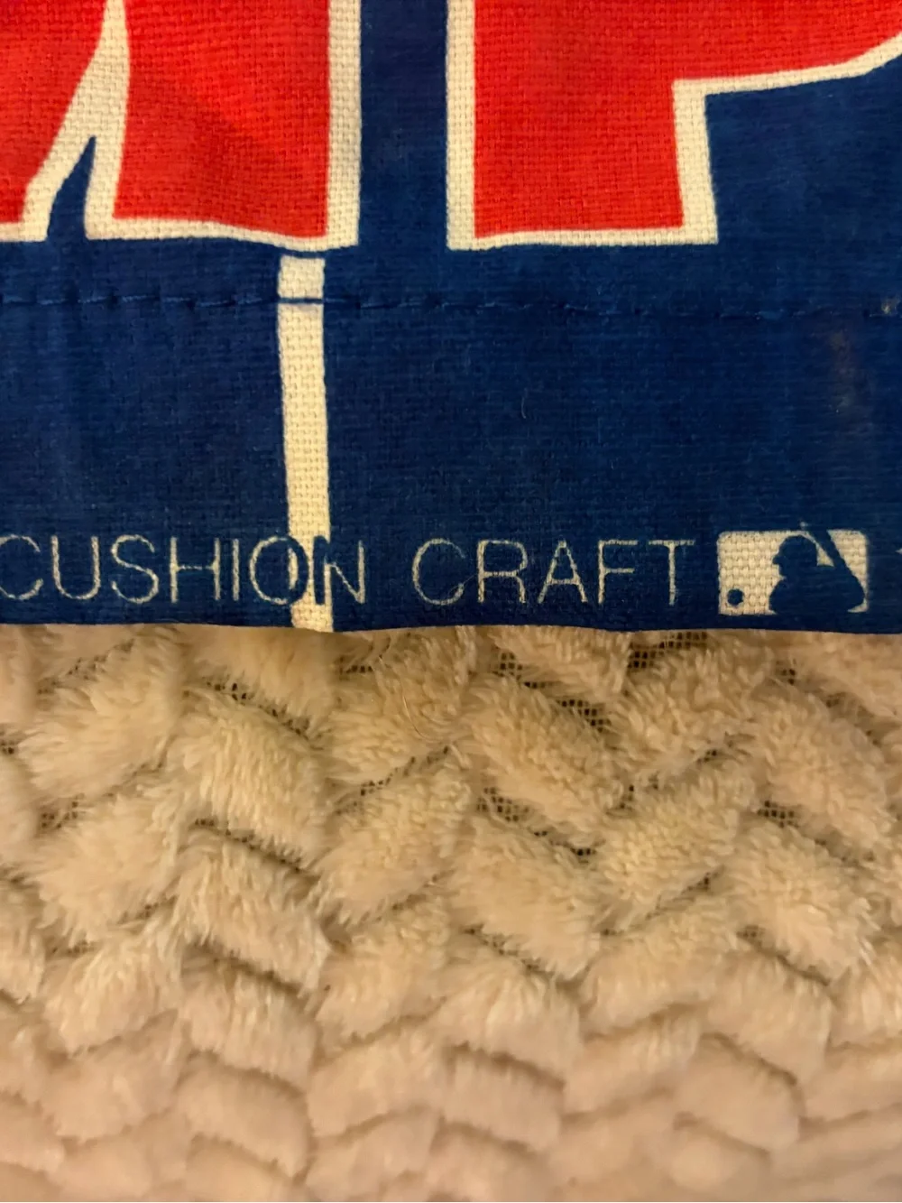 Vintage 1996 New York Yankees World Series Champions Banner Cushion Craft MLB